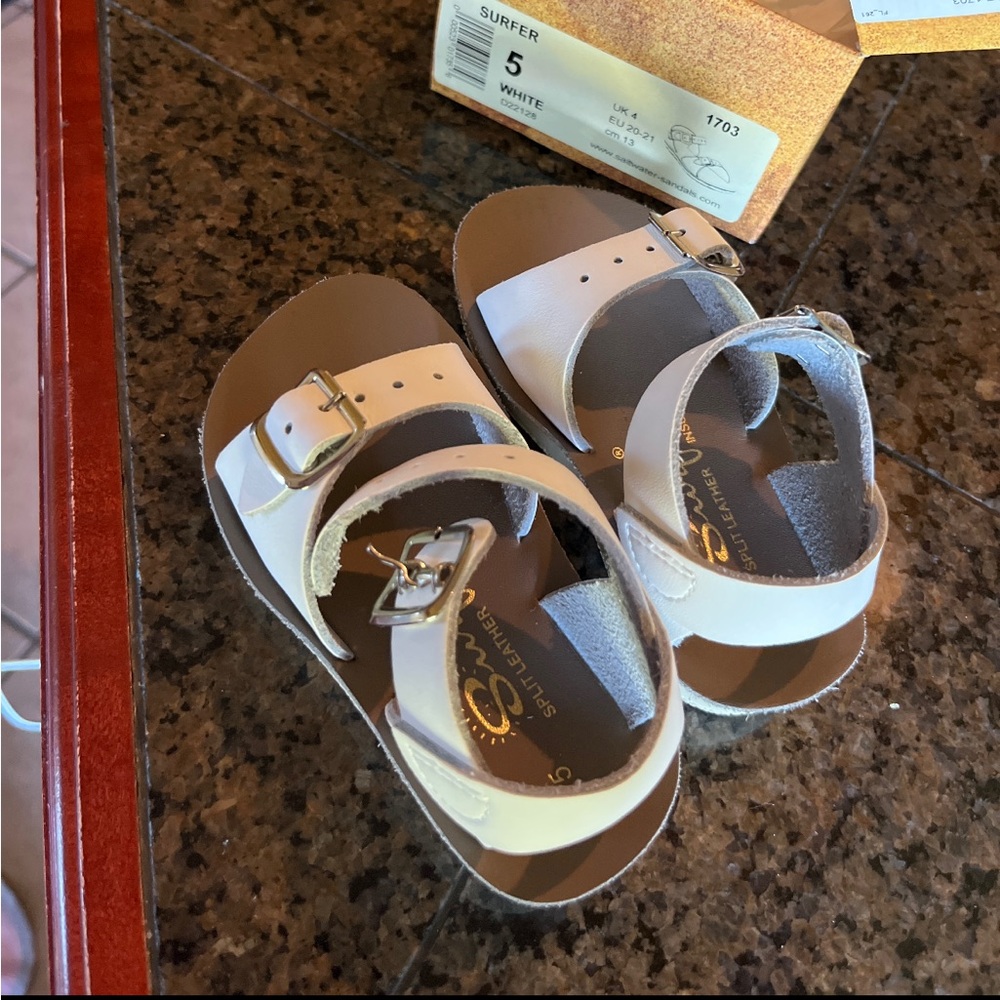 Sun-San White Kids Sandals
